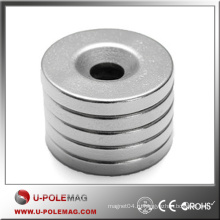 Редкоземельные неодимовые магниты круглые / N50 D100X10X10mm Кольцевой магнит NdFeB / Промышленный магнит Неодимовое кольцо Китай
